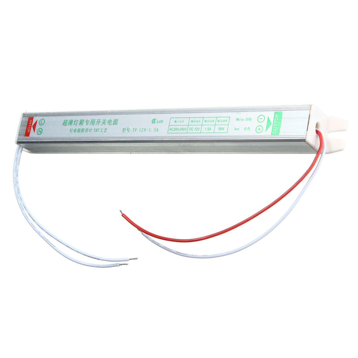 Ip20 Ac200v-264v To Dc12v 18w Switching Power Supply Driver