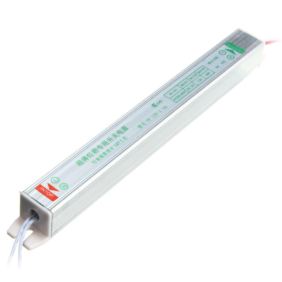 Ip20 Ac200v-264v To Dc12v 18w Switching Power Supply Driver