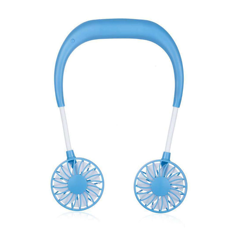 Ipree 5v Portable Mini Hanging Neck Fan Usb Rechargeable 3