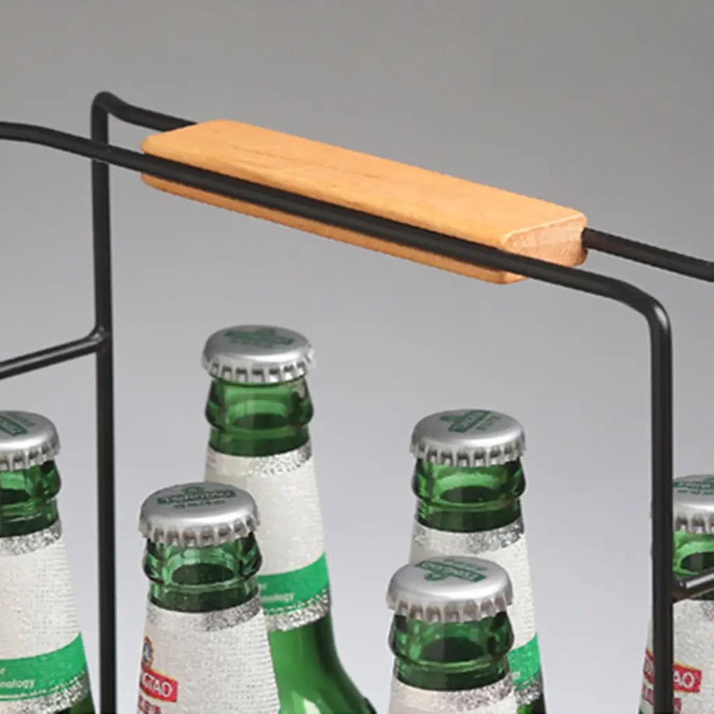 Iron Bottle Holder Rack Kitchen Storage