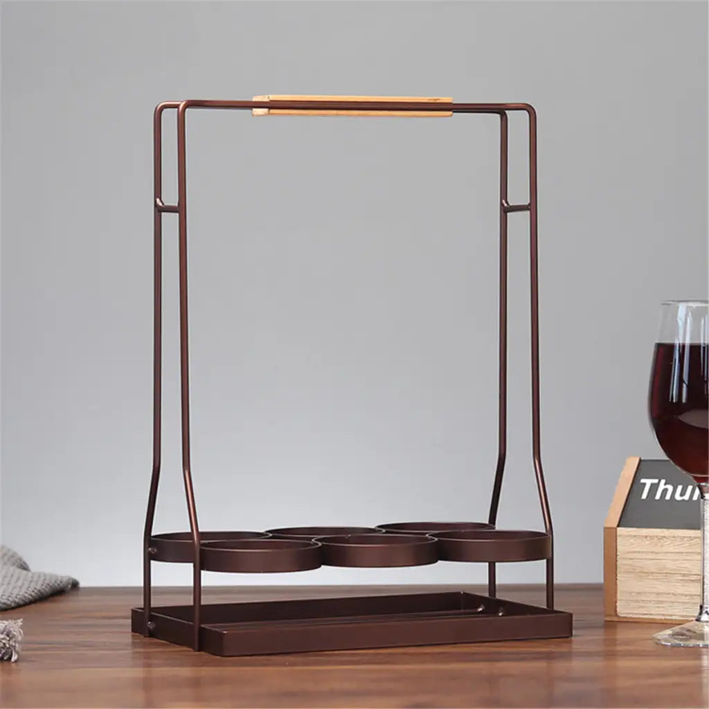 Iron Bottle Holder Rack Kitchen Storage