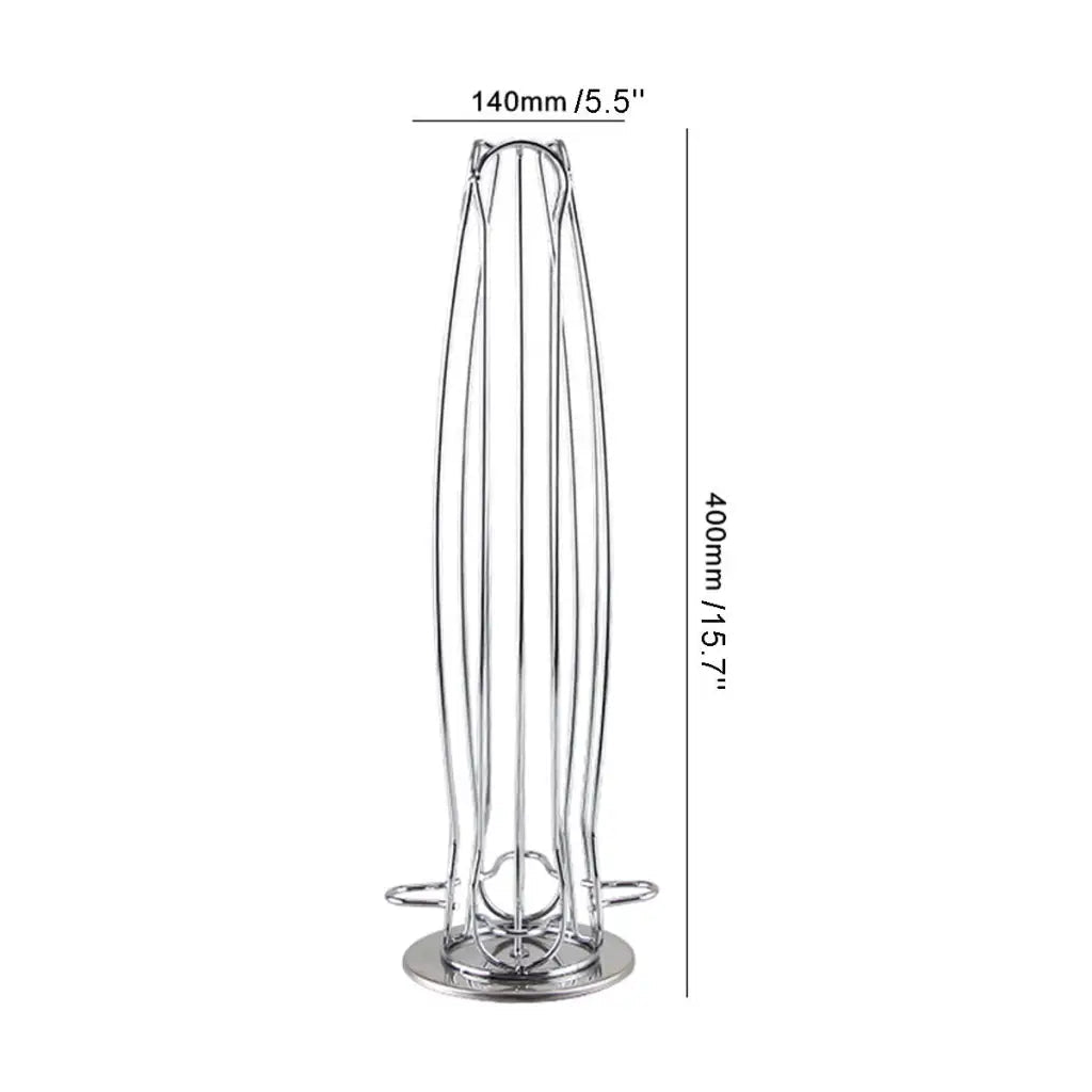 Iron Electroplating Coffee Capsules Stand Storage Rack