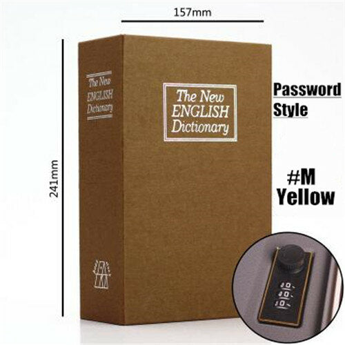 Kid Gift Dictionary Mini Safe Box Book Hidden Secret