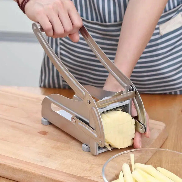 Kitchen Potato Slicer - Steel Fry Cutter