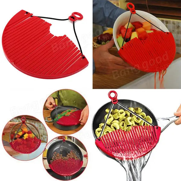 Kitchen Strainer - Food Control Drain Cooking Tool