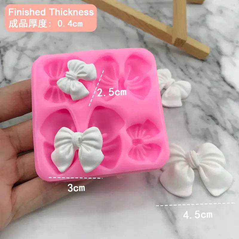 Knot Bow Molds Silicone Fondant Cake Decoration