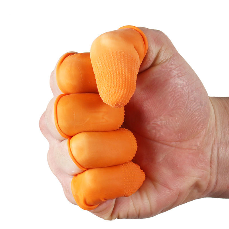 Latex Rubber Finger Cots Protector Protective Gloves Cover