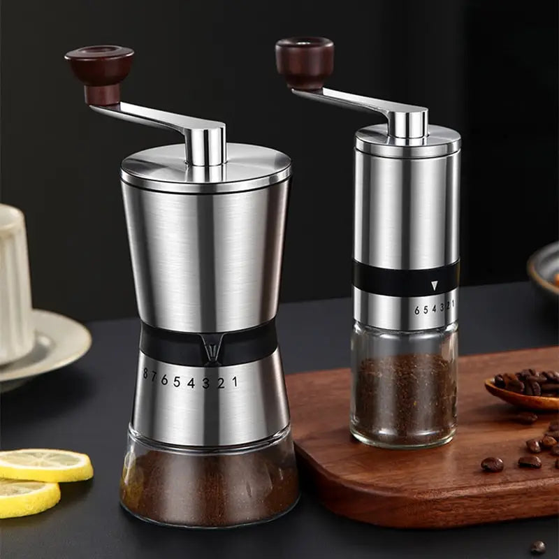 Manual Coffee Grinder Ceramic Burr Mill