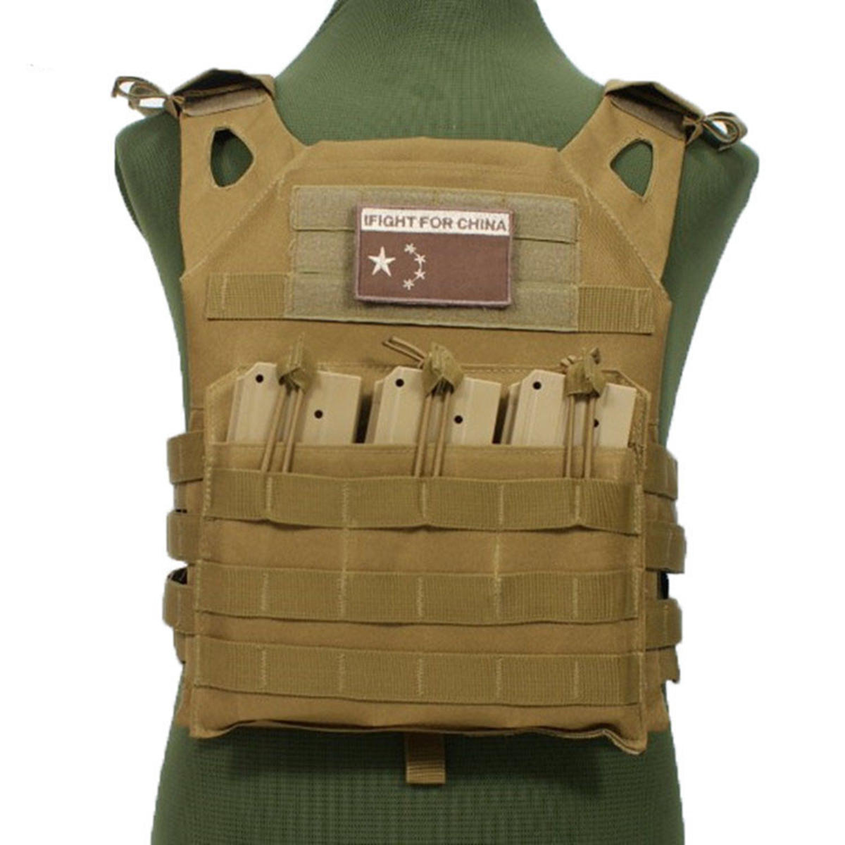 Men Tactical Military Armor Army Combat Vest Molle Plate