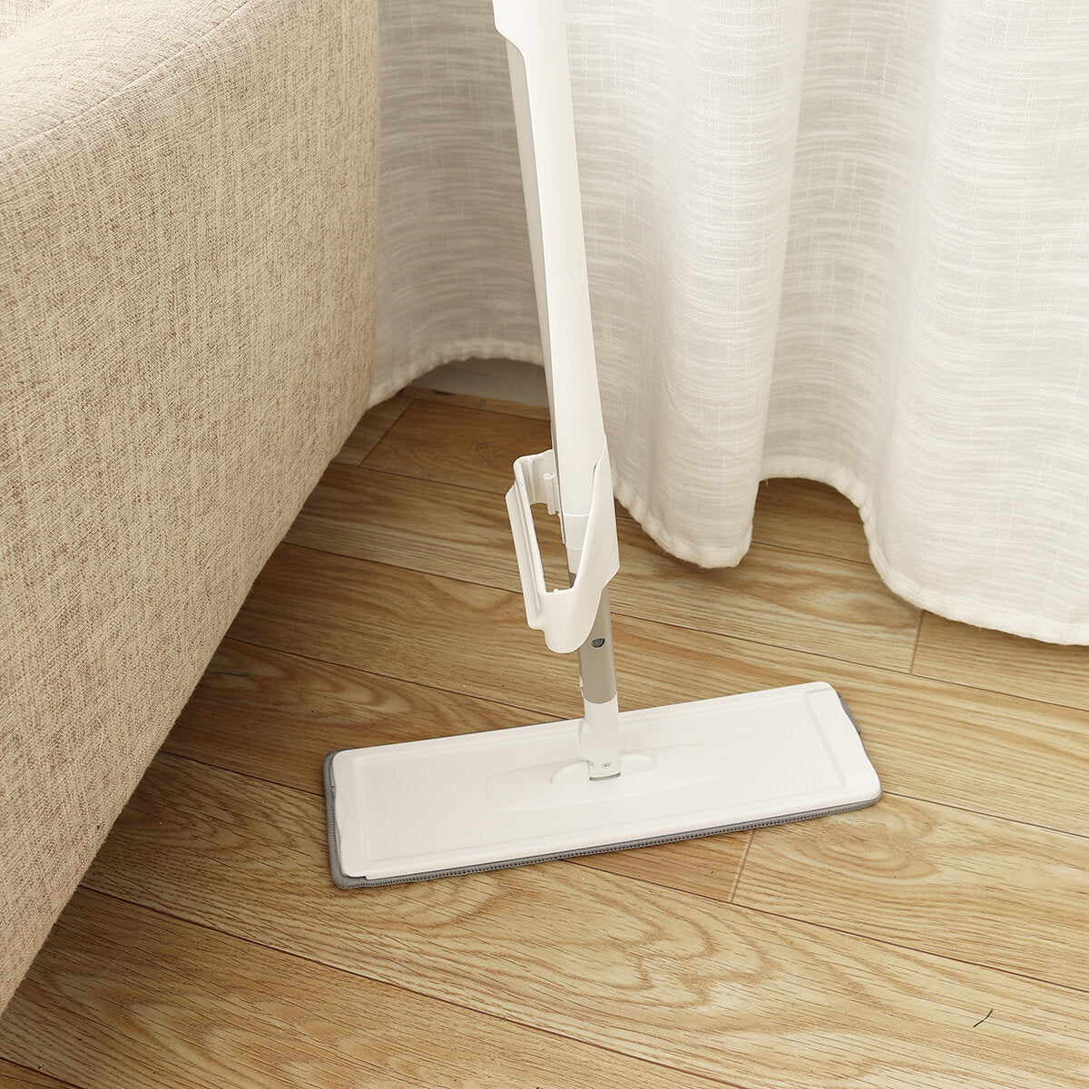 Microfiber Spray Mop Floor Cleaning Washable Pads Flat Head
