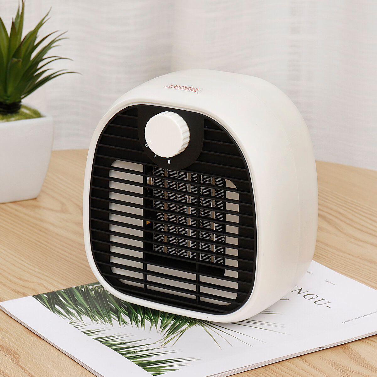 Mini Desktop Electric Space Heater 2 Gear Ptc Heating Low