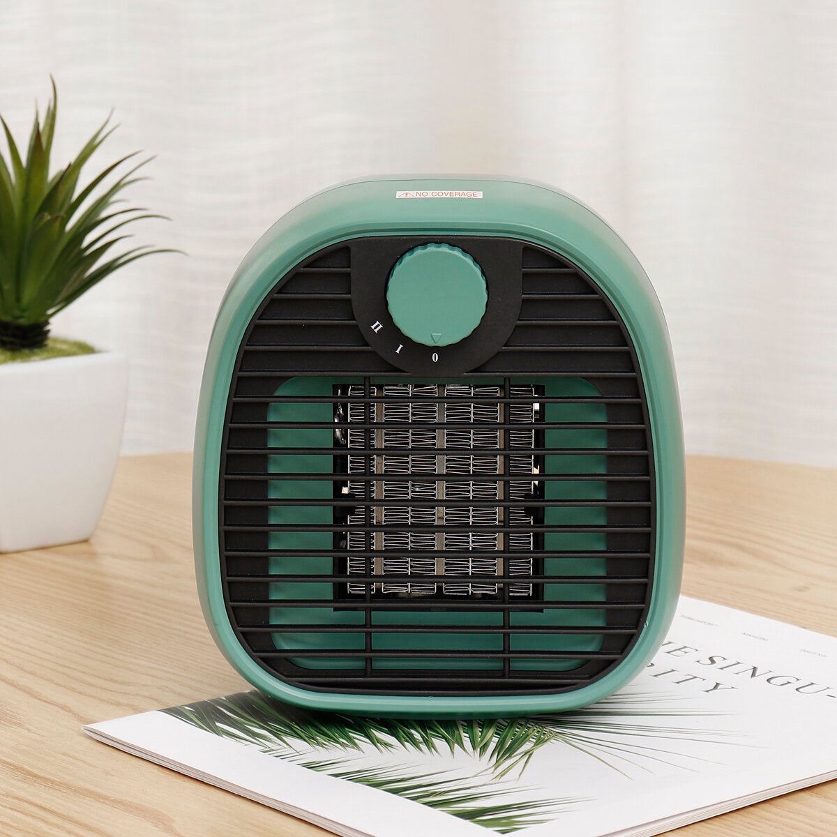 Mini Desktop Electric Space Heater 2 Gear Ptc Heating Low