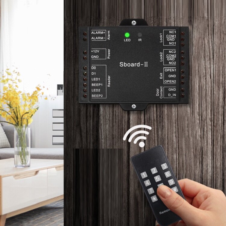 Mini Network 2 Reray Door Access Control Board For Electric