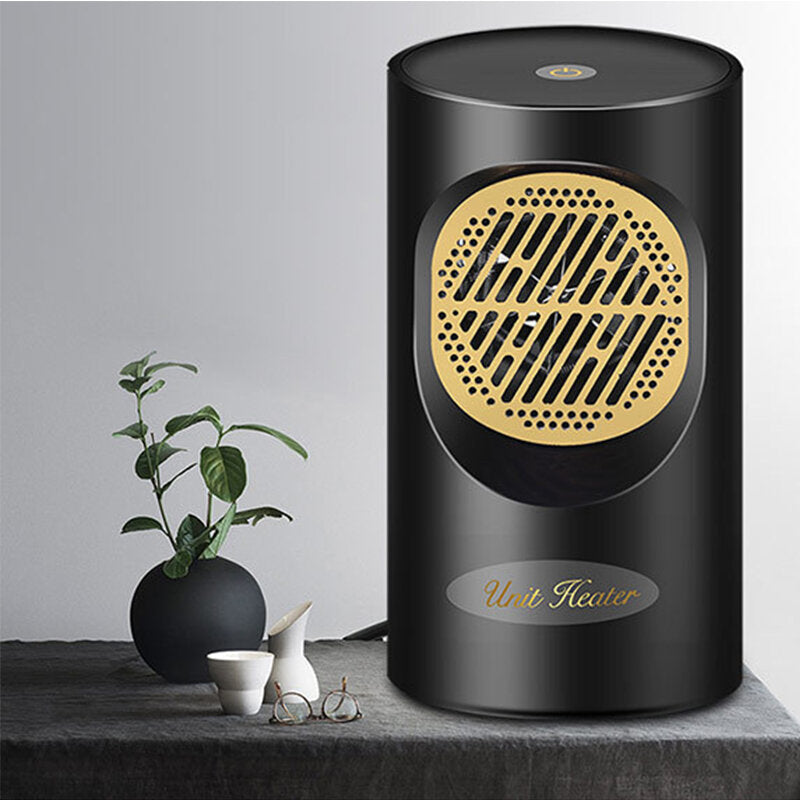 Mini Space Heater Fast Heating Fan All Seasons Warmer Button