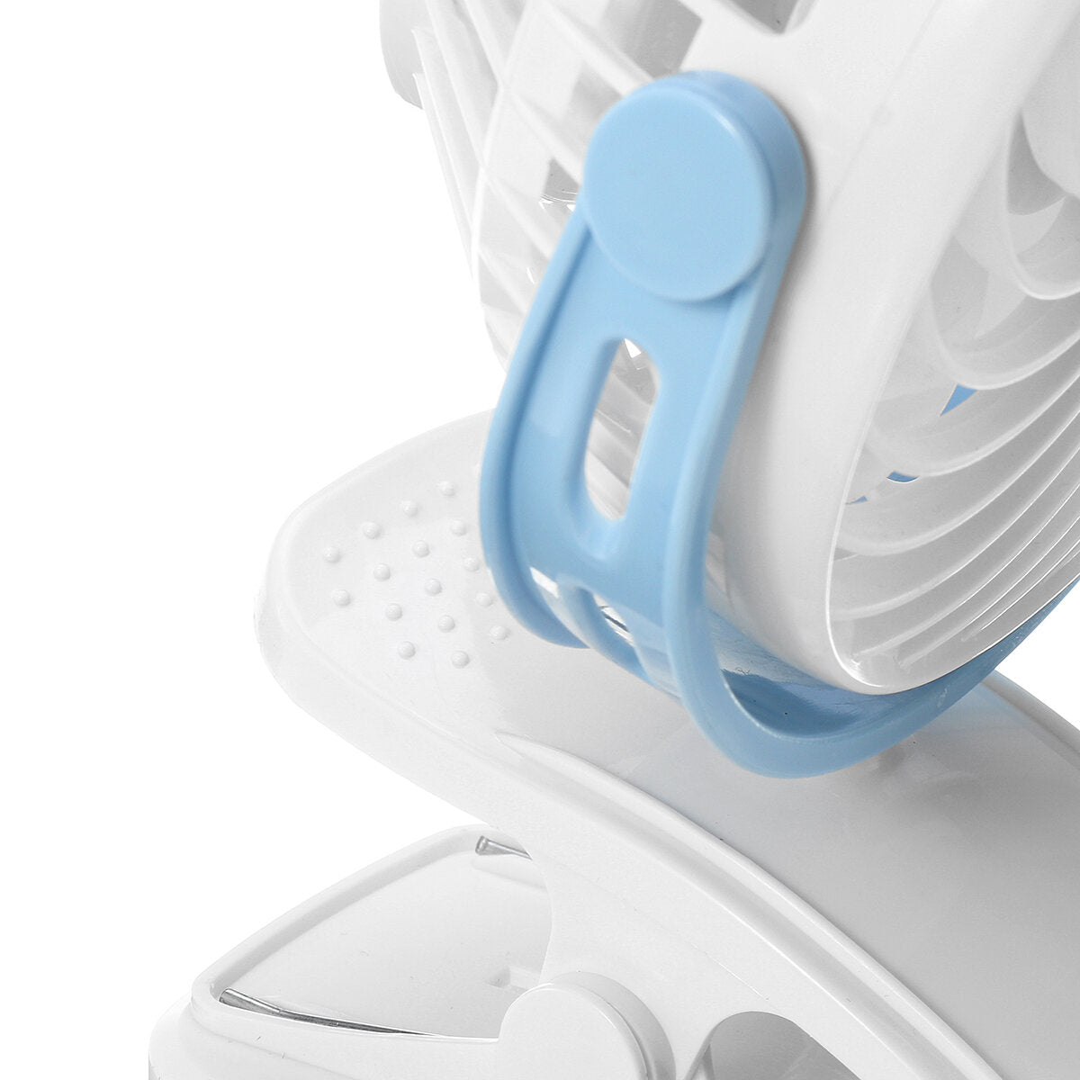 Mini Usb Clip-on Fan 360 Rotation 3 Speeds Rechargeable