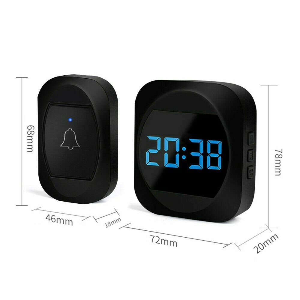 Ml 195 Wireless Doorbell Smart Household Doorbell With Time
