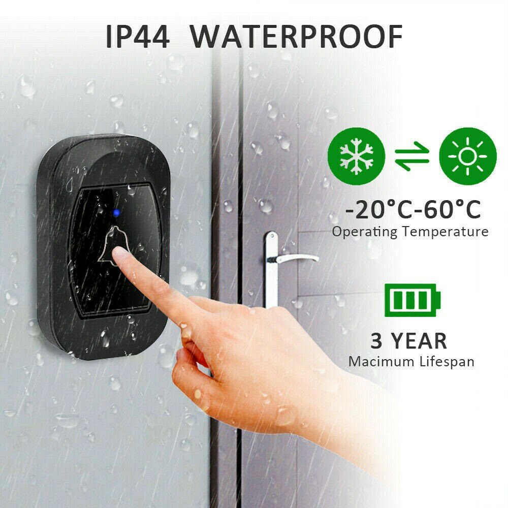 Ml 195 Wireless Doorbell Smart Household Doorbell With Time