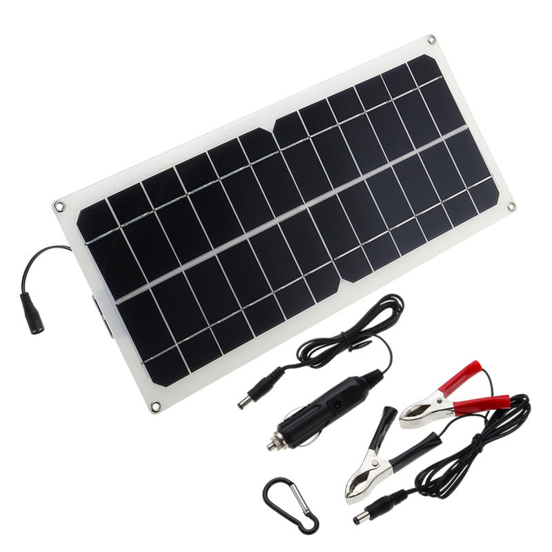 Monocrystalline Silicon Cell Solar Panel Double Usb