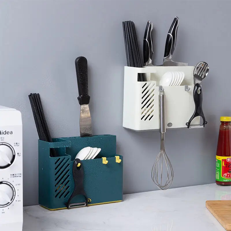 Multifunction Kitchen Storage Organization Spoon Fork Racks