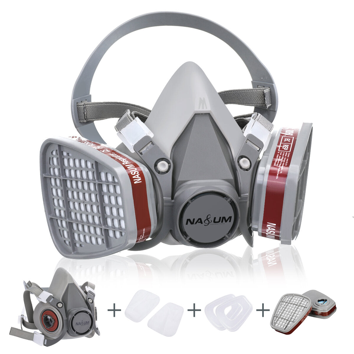 Nasum M101 Gas Mask Half For Painting Dust Chemicals Machine