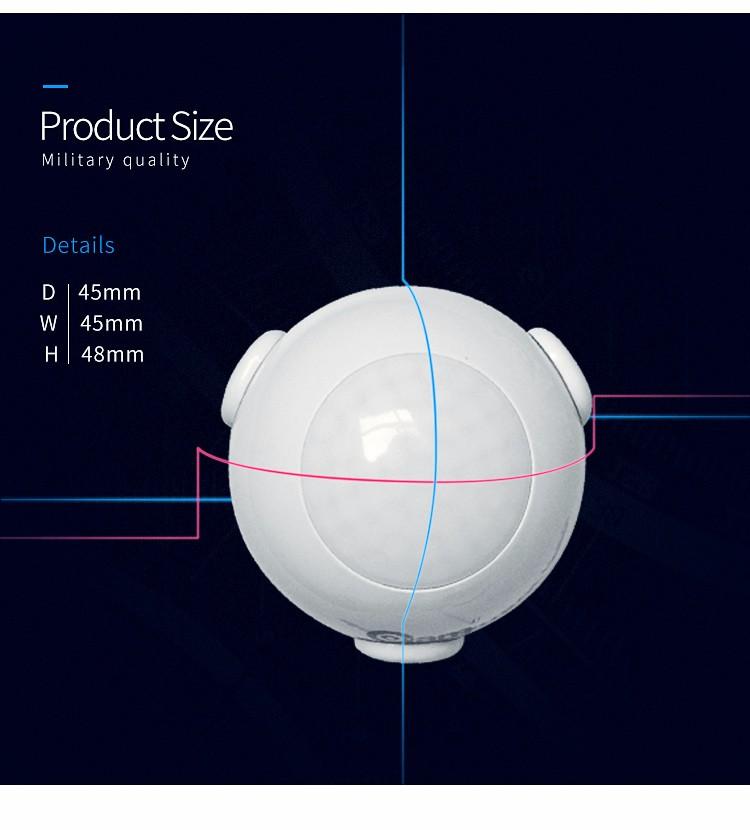 Neo Nas-pd01z Z-wave Pir Motion Sensor Home Automation For