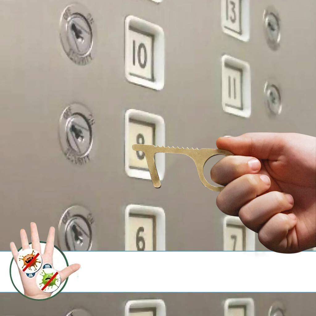 Non-contact Door Opener Healthy Handheld Keychain Tool Avoid
