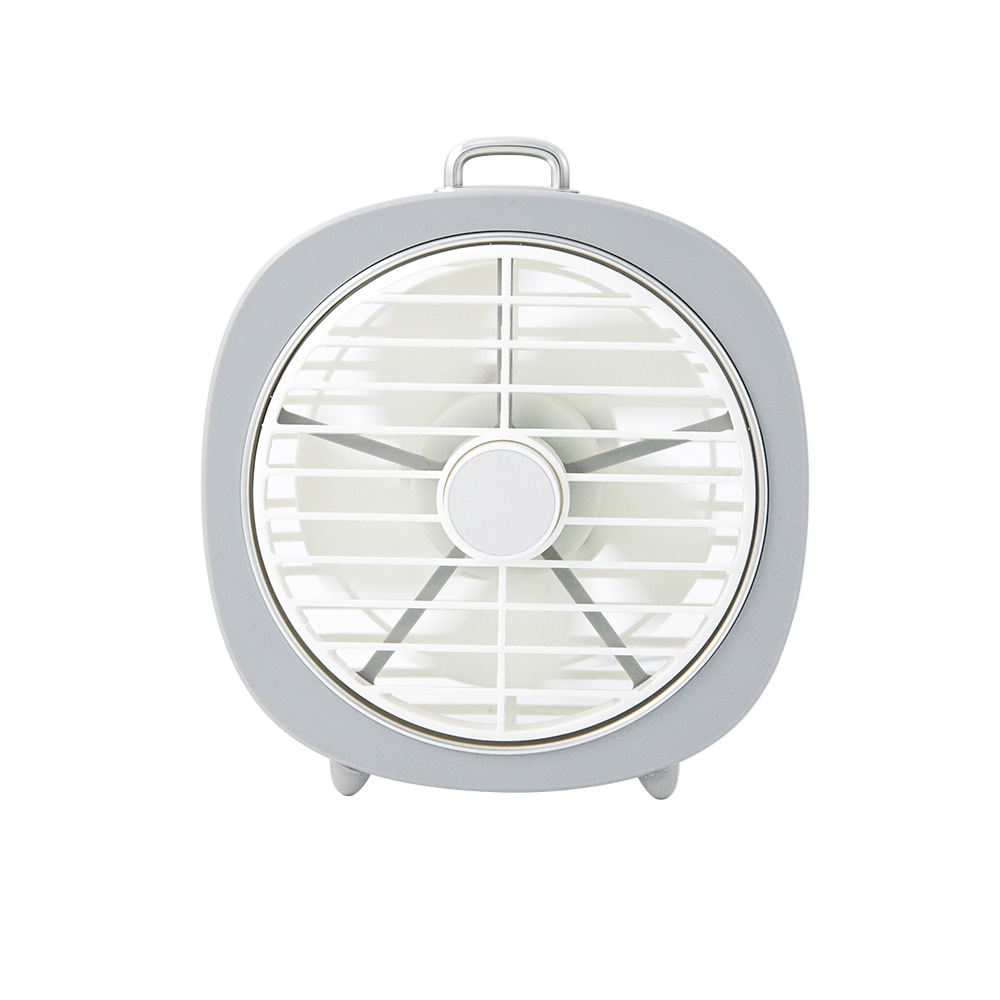 P22 Usb Charging Fan Retro Night Light Office Mute Desktop