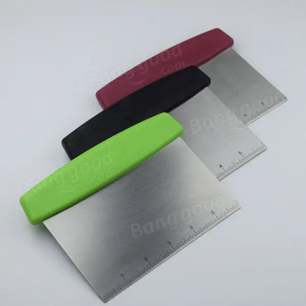 Plastic Dough Cutter Cake Scraper