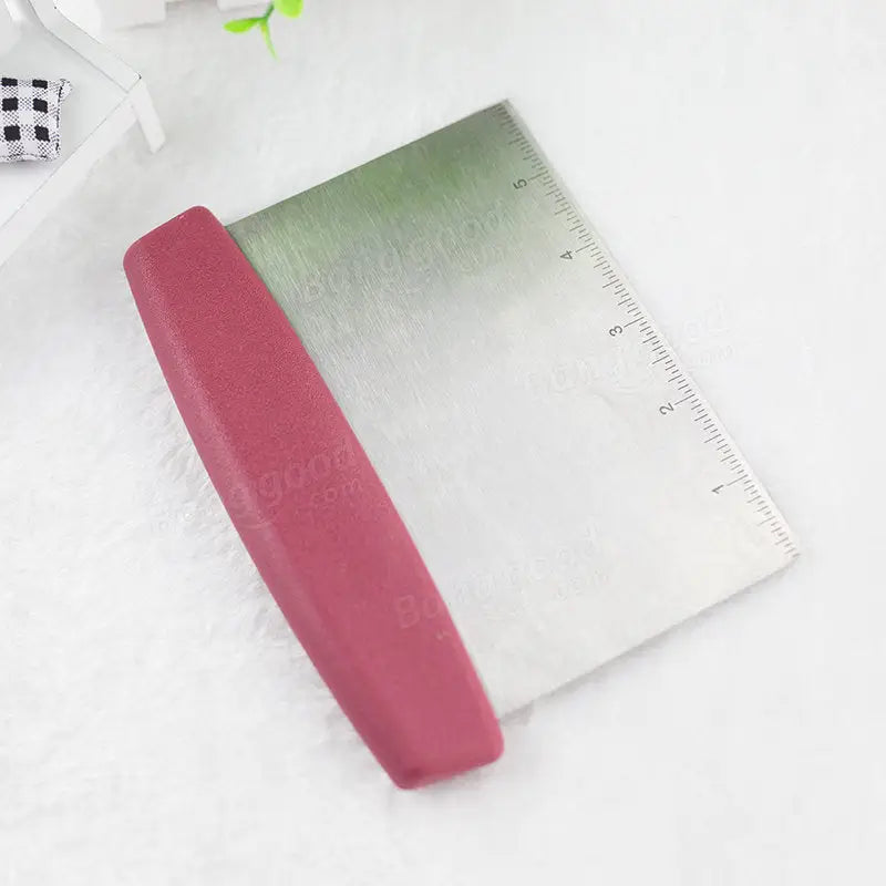 Plastic Dough Cutter Cake Scraper