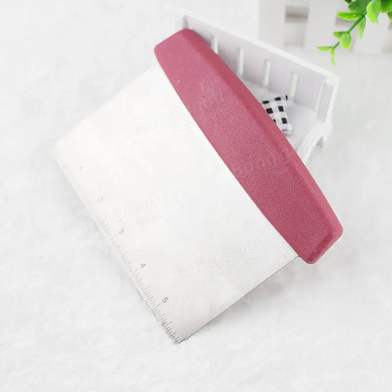 Plastic Dough Cutter Cake Scraper