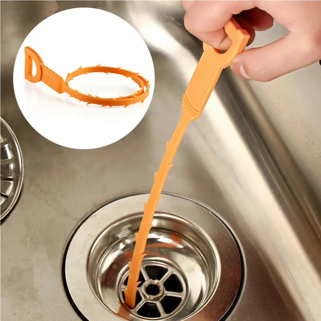 Plastic Sink Drain Hook Hair Cleaning Tool