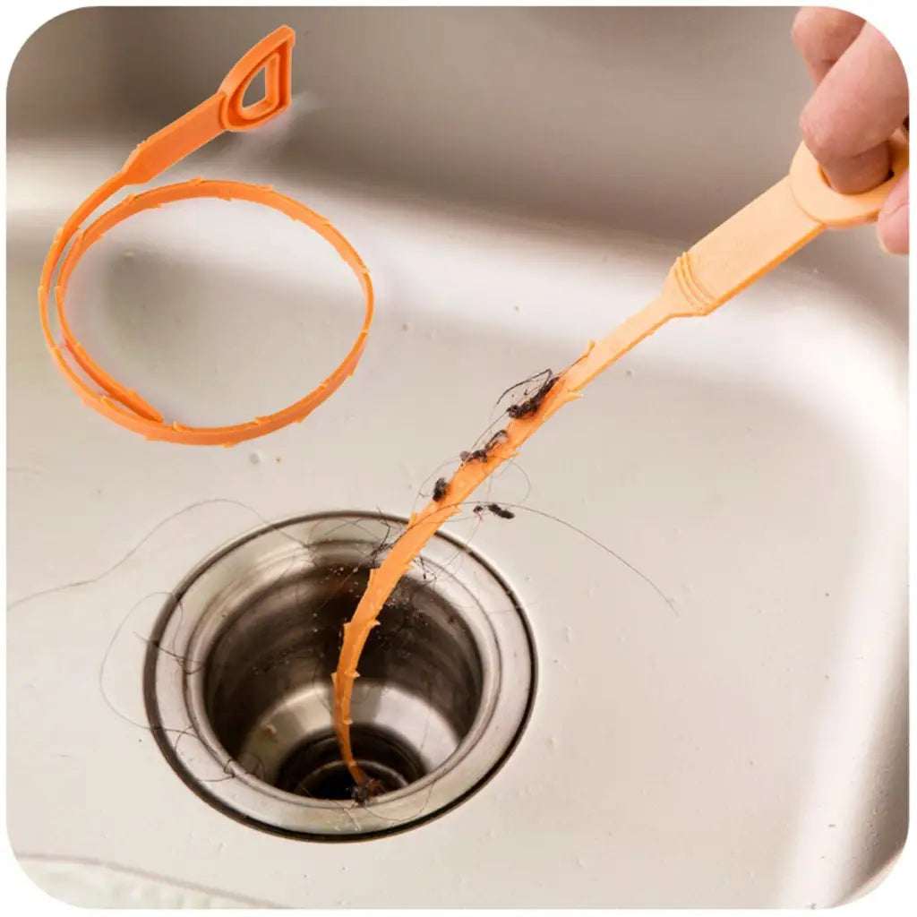Plastic Sink Drain Hook Hair Cleaning Tool