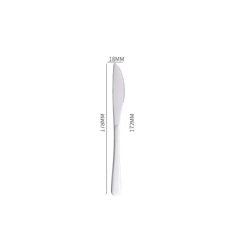 Portable Cutlery Set - Spoon Fork Steak Knife For Travel