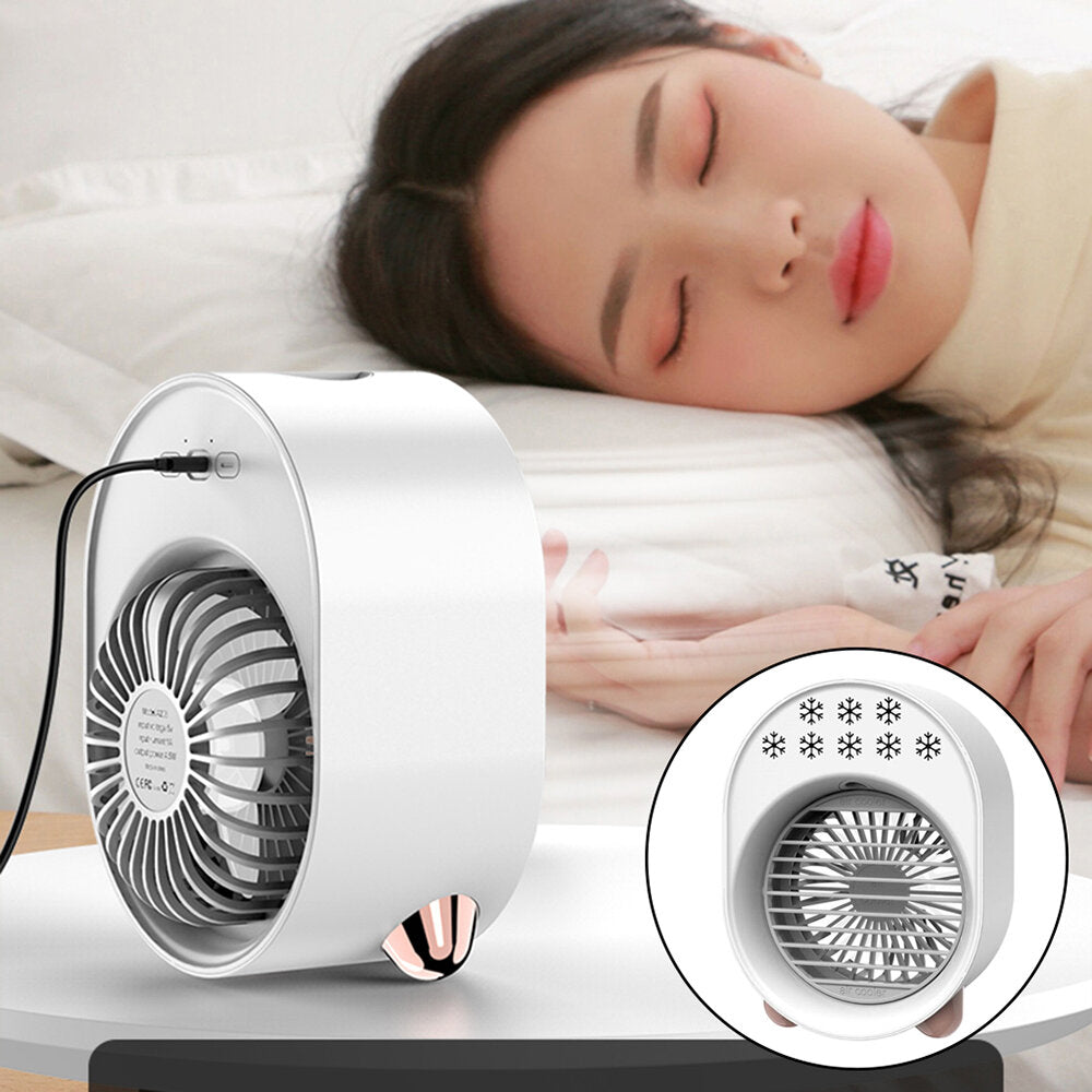 Portable Usb Desktop Air Conditioner Negative Ion Spray