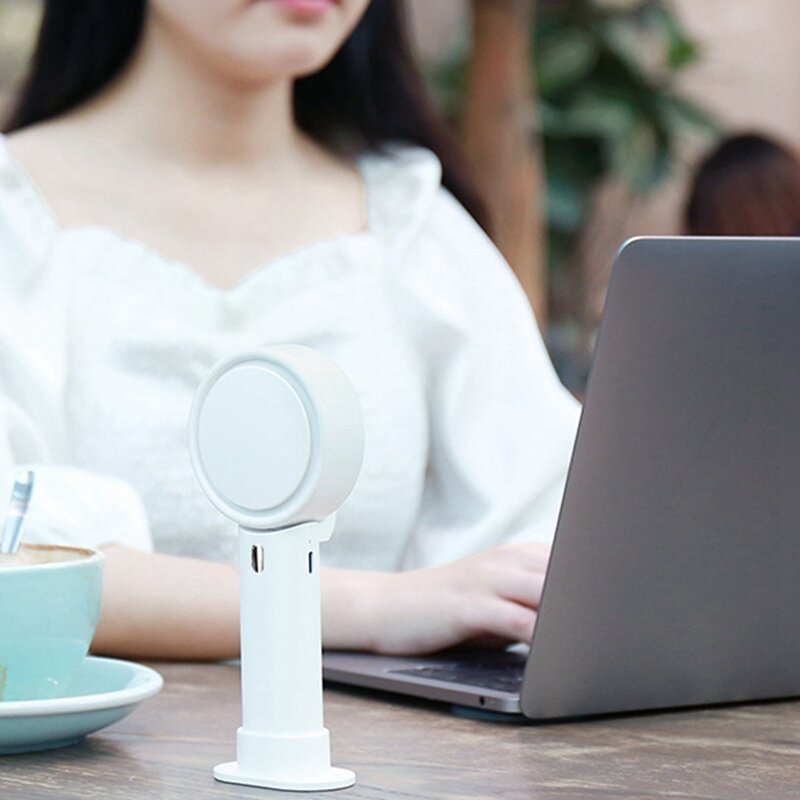 Protable Handheld Bladeless Fan Mini Hanging Neck Desktop