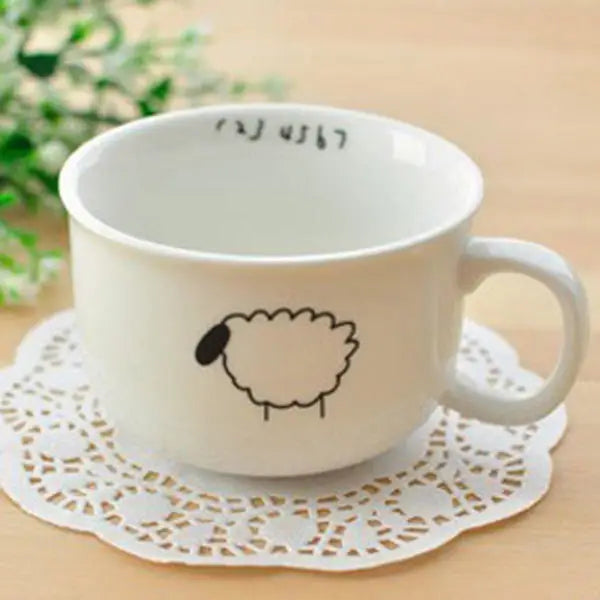 Raindrops Sheep Beard Ceramic Coffee Cup