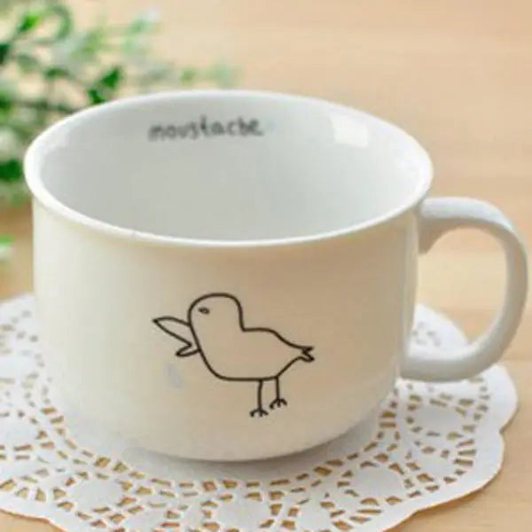 Raindrops Sheep Beard Ceramic Coffee Cup
