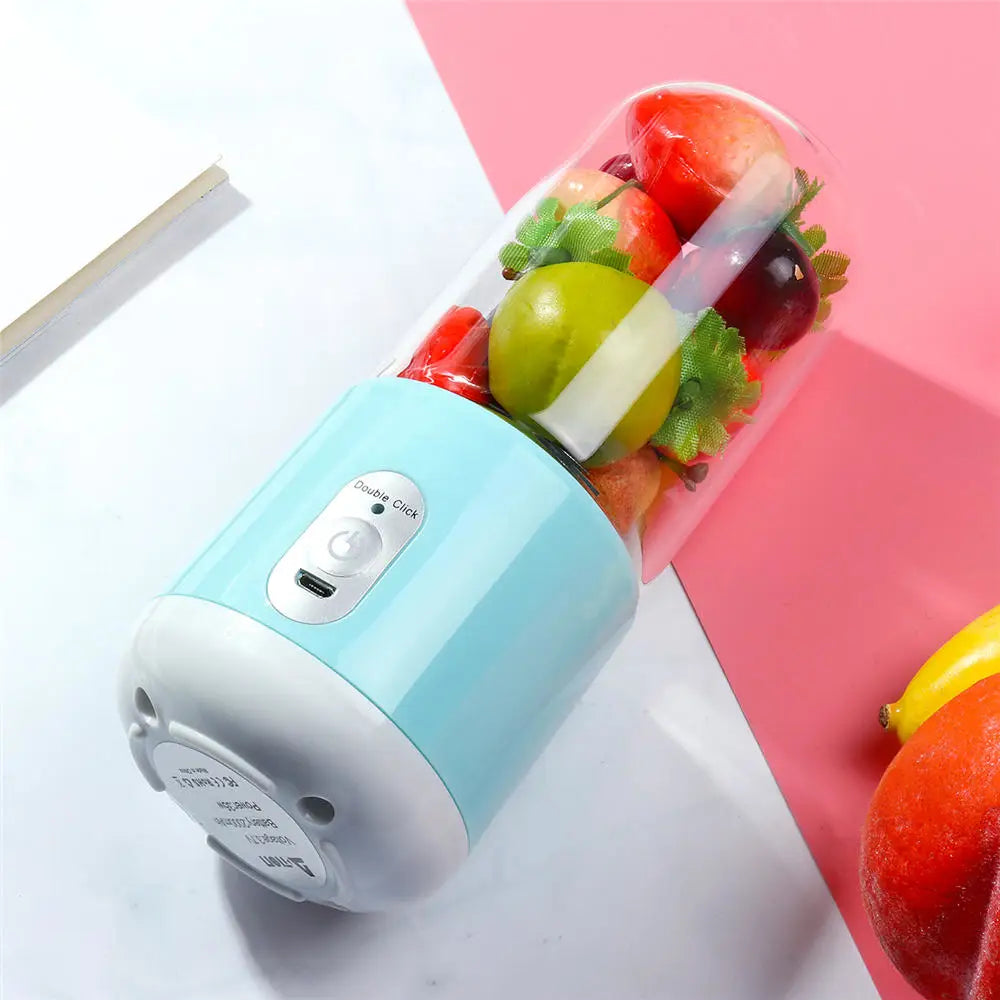 Rechargeable Portable Juice Cup: Six Blade Mixing
