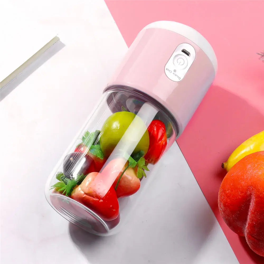 Rechargeable Portable Juice Cup: Six Blade Mixing