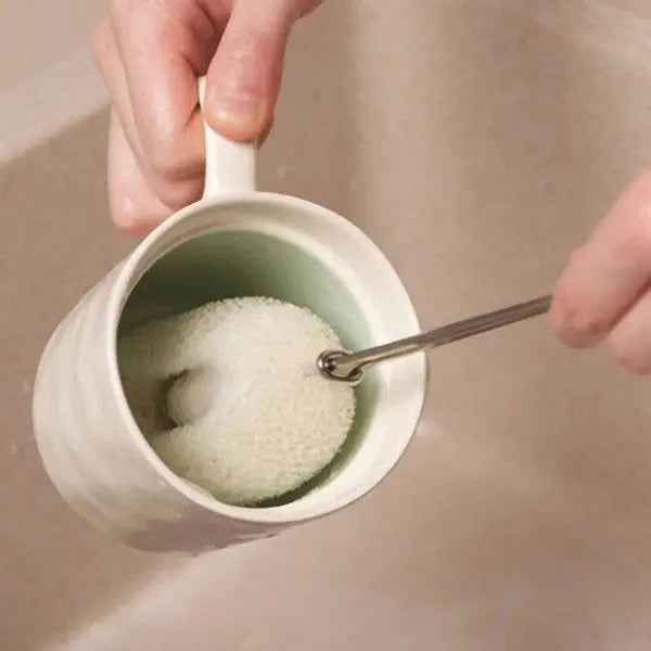 Replaceable Steel Sponge Brush Cleaning