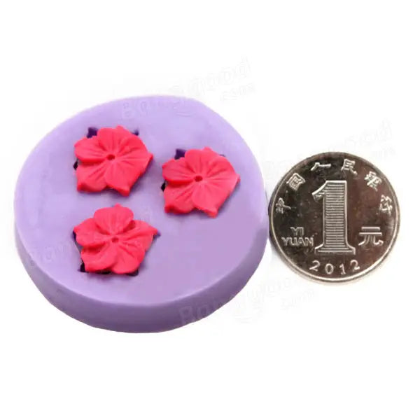 Silicone Cake Flower Mold Fondant Chocolate Diy Soap