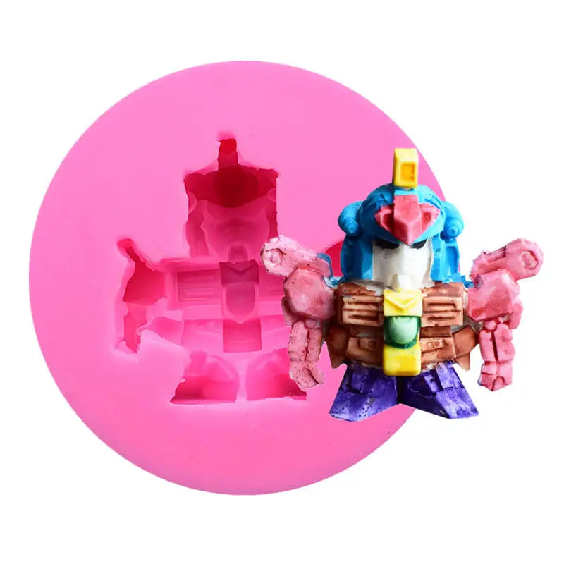 Silicone Cake Mold Diy Chocalate Cookies Ice Tray Super Man