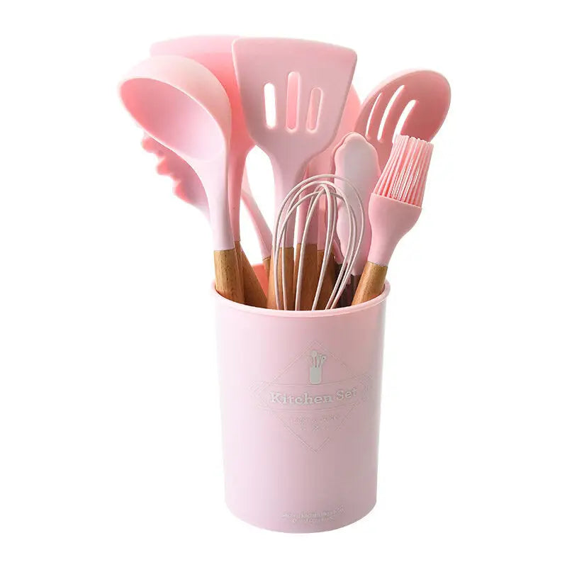 Silicone Cooking Utensils Set - Heat-resistant Tools