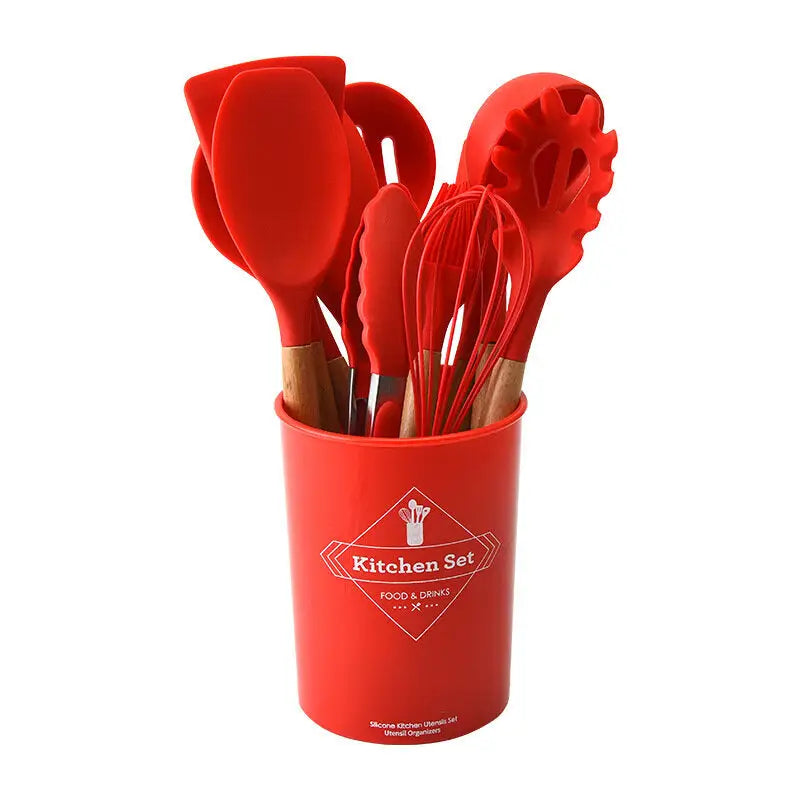Silicone Cooking Utensils Set - Heat-resistant Tools