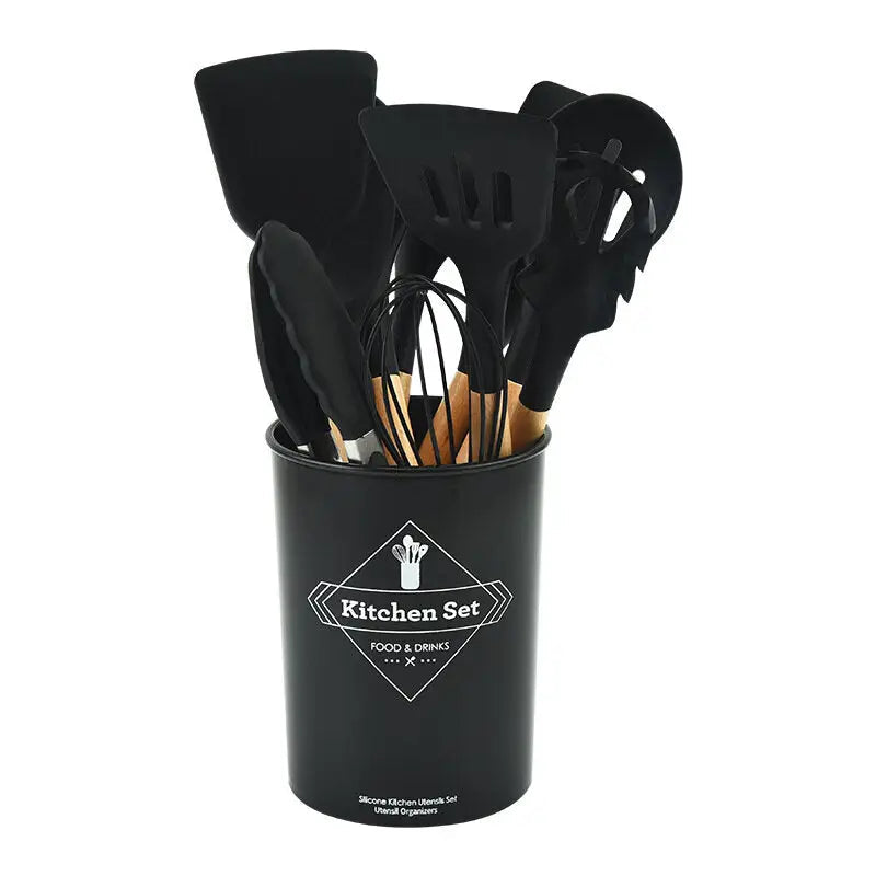 Silicone Cooking Utensils Set - Heat-resistant Tools