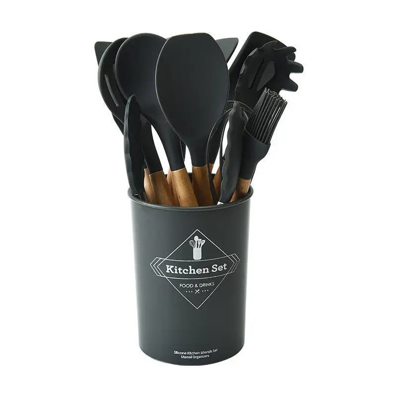 Silicone Cooking Utensils Set - Heat-resistant Tools