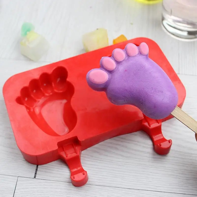 Silicone Ice Cream Mold Lolly Rod Red Food Grade