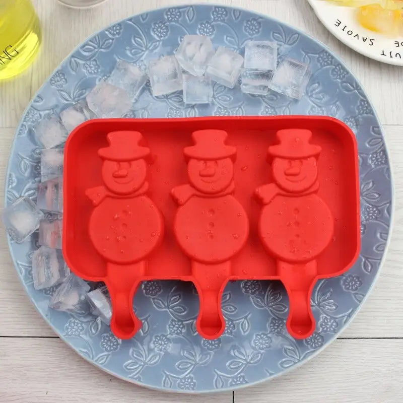 Silicone Ice Cream Mold Lolly Rod Red Food Grade