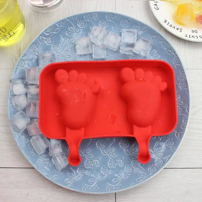 Silicone Ice Cream Mold Lolly Rod Red Food Grade