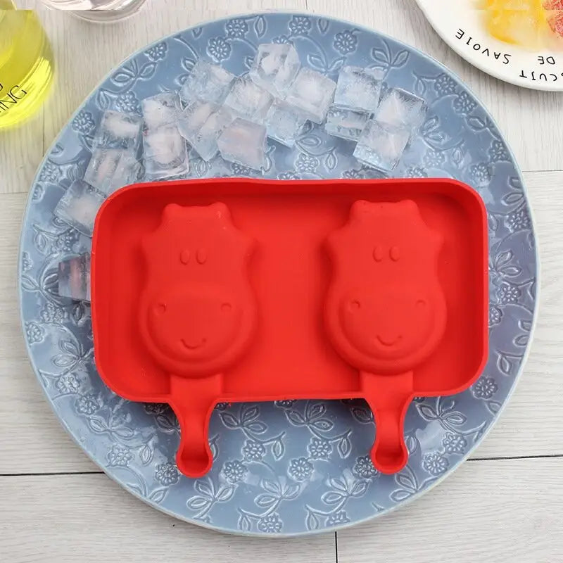Silicone Ice Cream Mold Lolly Rod Red Food Grade